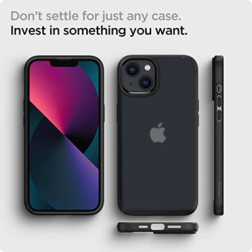 Spigen for iPhone 13 Case, Ultra Hybrid [No Magnet Ring][Anti-Yellowing] - Frost Black - color: Frost Black, size: iPhone 13