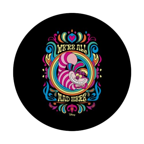Alice in Wonderland - We're All Mad Here Psychedelic Pattern PopSockets Adhesive PopGrip - style: Adhesive PopGrip