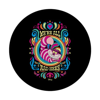 Alice in Wonderland - We're All Mad Here Psychedelic Pattern PopSockets Adhesive PopGrip - style: Adhesive PopGrip