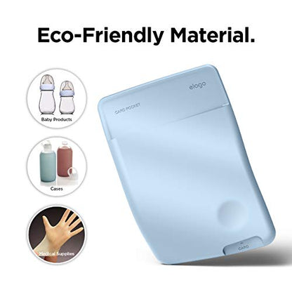elago Phone Card Holder for Smartphones - color: Pastel Blue