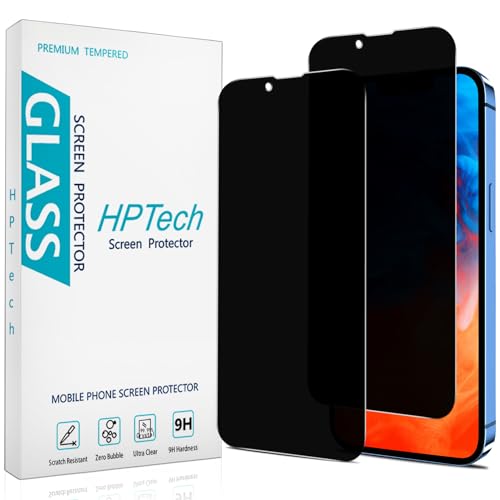 2 Pack Privacy Screen Protector for iPhone 13 Mini 5.4 Inch - color: Black