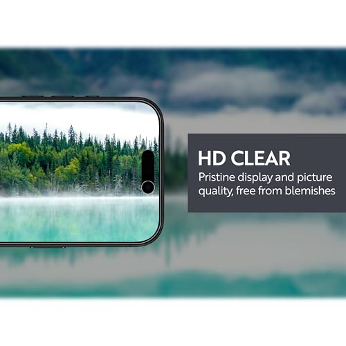 ArmorSuit 2 Pack Screen Protector for iPhone 16 Pro MilitaryShield HD Clear Max Coverage Film - Made in USA - size: iPhone 16 Pro 6.3" Max Coverage