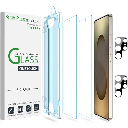 amFilm OneTouch for Samsung Galaxy S25 Ultra Screen Protector TemperedGlass - size: S25U-6.9"