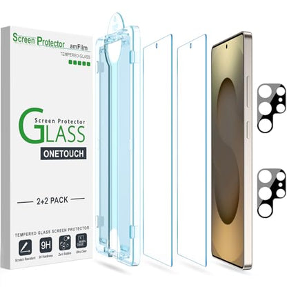 amFilm OneTouch for Samsung Galaxy S25 Ultra Screen Protector TemperedGlass - size: S25U-6.9"