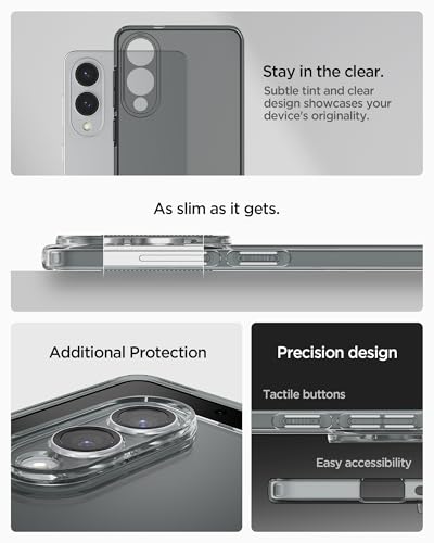 Spigen Liquid Crystal Designed for Galaxy S25 Edge Case (2025) [Anti-Yellowing], [Military-Grade Protection] - Space Crystal - color: Space Crystal, size: 6.6in (Galaxy S25 Edge)