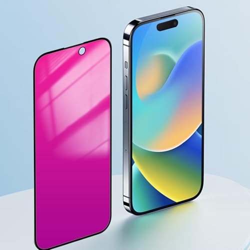 Privacy Screen Protector for iPhone 14 Pro Max 2 Pack (Pink) - color: for iPhone 14 Pro Max (Pink)
