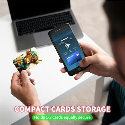 Phone Credit Card Holder Stick on, Cell Phone Pocket Self Adhesive Stretchy Stick on Wallet ID Credit Card Case Pouch Sleeve with Flap for All Smartphones, Blue Towel Cow - color: Blue Towel Cow
