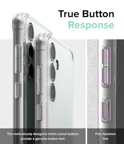 Ringke for Samsung Galaxy S23 FE Case [Fusion Matte Clear] | Oil & Dirt Resistant, Anti-Fingerprint Technology Prevents Oily Smudges, Frosted Coating Feels Velvety Soft - size: Galaxy S23 FE