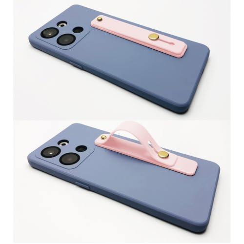 TENOC Phone Grip 2 Pieces Pink Universal Sticky Finger Strap Holder for Smartphone or Cell Phone Case