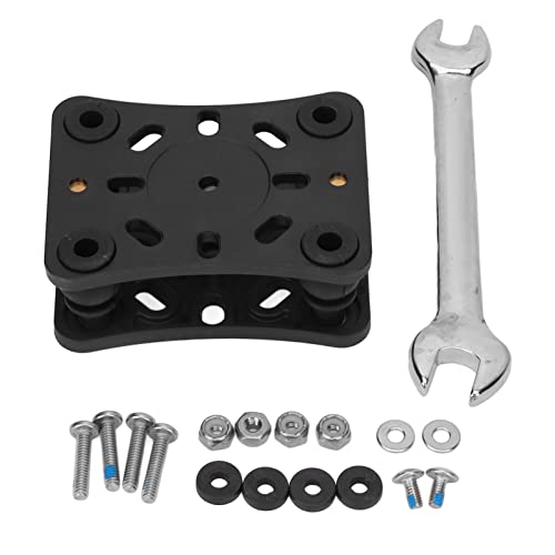 Motorcycle Phone Holder Shock Absorber | 4 Silicone Damping - Vibration Columns | Universal Phone Bracket for Motorcycle/Motorbike | Nylon Base with Stainless Steel Frame