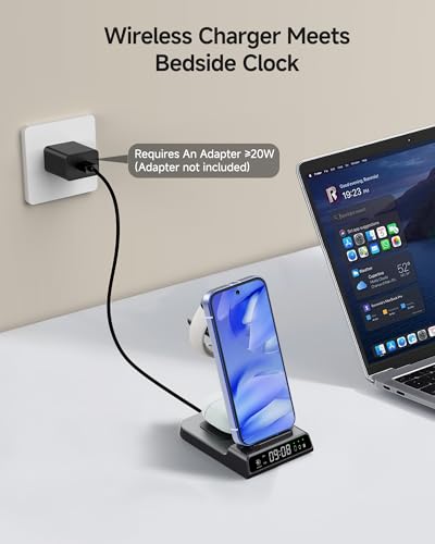Charger for Google Pixel Watch 3/2 (Not for Pixel Watch 4/1), 3 in 1 Wireless Charging Station for Google Pixel 10a/10 Pro/10/9a/9 Pro/9/8/7, for Pixel Buds Pro 2/Pro, SwanScout C01G2