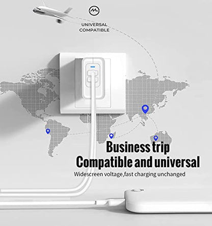 USB C Charger Block, 35W iPhone Fast Charger Dual USB C Port Compact Power Adapter for iPhone 14 Pro/14 Pro Max,13 Pro, iPad, PPS Samsung Galaxy（2 Pack）