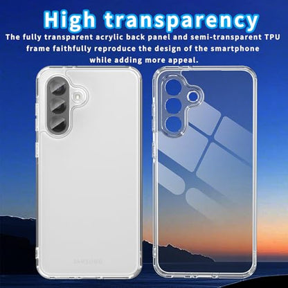 for Samsung Galaxy A36 5G TPU Phone Case (Transparent) | Transparent TPU Smartphone Case, Anti-Fingerprint, Shockproof, Ultra-Thin Durable Protective Cover for Samsung Galaxy A36 - color: Transparent