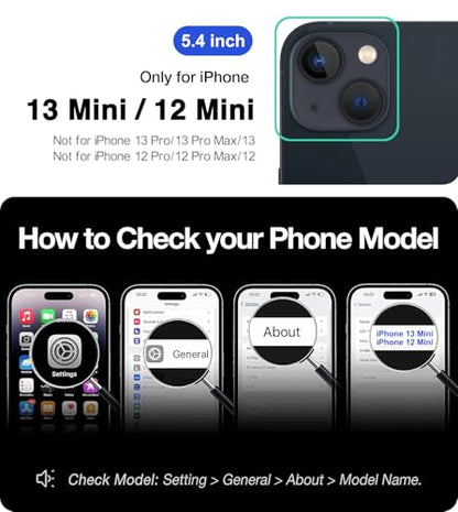 Magnetic for iPhone 13 mini/12 mini Wallet Case with Card Holder﻿ | Compatible with MagSafe, Shockproof Phone Cover with Detachable RFID Blocking Card Slot, Black - color: Black, size: iPhone 12 Mini/13 Mini