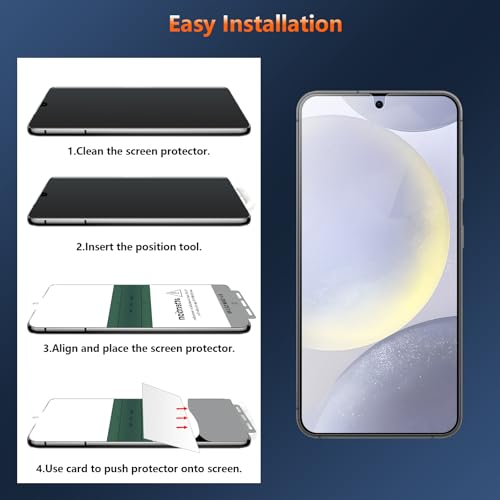 28 ° Matte Privacy TPU Screen Protector for Samsung Galaxy S24 Plus - size: Samsung Galaxy S24 Plus