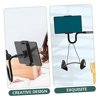 TEHAUX Overhead Phone Mount Cellphone Stand with Flexible Gooseneck Arm