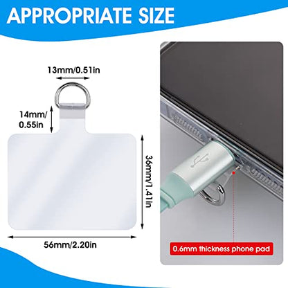 cobee Universal Phone Tether Tabs, 4 Pcs D-Buckle Lanyard Replacement Part