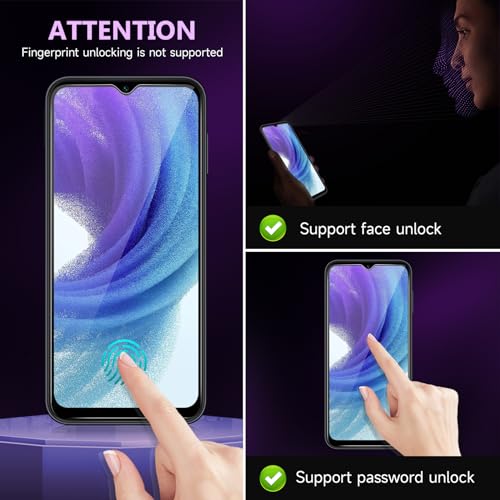 Samsung Galaxy A15 Privacy Screen Protector & Camera Lens Protector - size: Samsung Galaxy A15