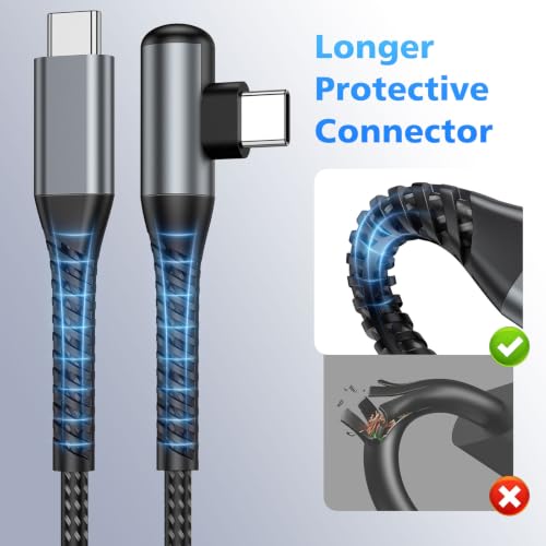 iMangoo USB C Cable 60W Fast Charging 16ft Long Braided-Durable Cord Black - color: Black