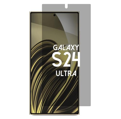 Privacy Screen Protector for Galaxy S24 Ultra - Blue Light Blocking Film 6.8" with Alignment Tool Kit [1 Pack] - Support Fingerprint Unlock/Cell Phone Private, Scratch Resistant Film - size: Galaxy S24 Ultra
