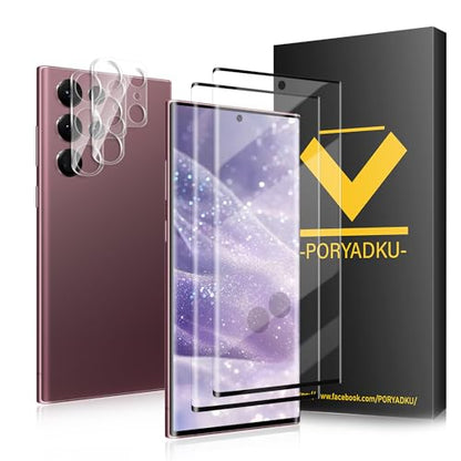 V-PORYADKU 2+2 Pack for Samsung Galaxy S22 Ultra Screen Protector - size: 6.82 inch