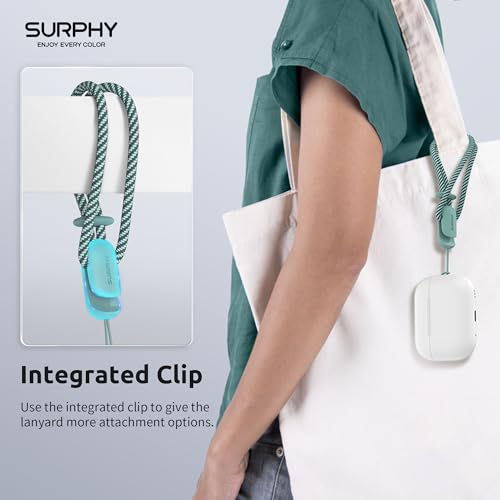 SURPHY 2 Pack Phone Lanyard, Phone Wrist Strap for Case, Camera Wrist Strap - color: Green & Gray