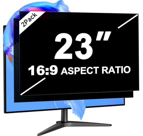 23 Inch Privacy Screen for Computer Monitor 16:9 Aspect Ratio - size: For Laptop 23 Inch 16:9-2Pack