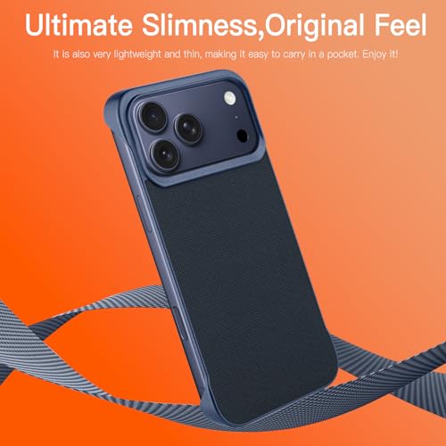 Phone Case Crafted for iPhone 17 Pro,Blue - color: Blue, size: iPhone 17 Pro