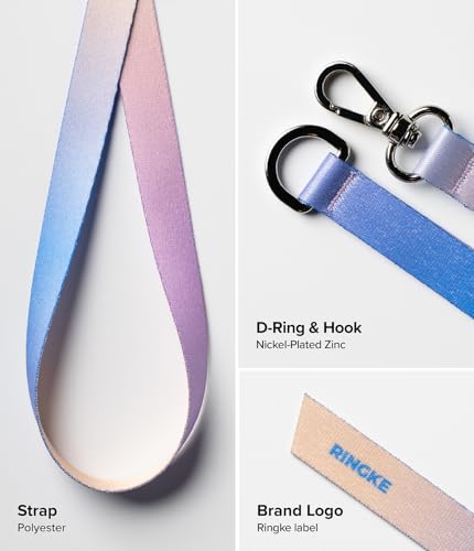 Ringke Phone Grip [D Ring Hand Hook Band Strap Aurora] - color: Aurora