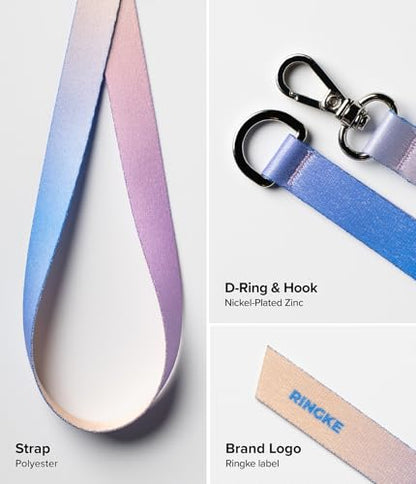 Ringke Phone Grip [D Ring Hand Hook Band Strap Aurora] - color: Aurora