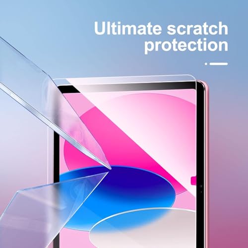 ENTRONIX Clear Screen Protector Compatible with iPad A16 (2025) 11 Inches, Tempered Glass Scratch-Resistant Anti-Drop Protection & Case Friendly, Easy to Install, 2-Pack