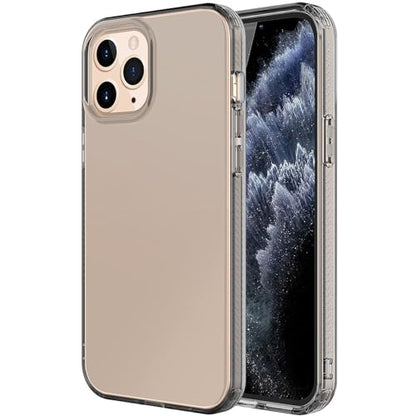 Phone Case for iPhone 12 Pro Clear, [Crystal Clear][Non-Yellowing] Slim Shockproof Reinforced Drop Protective Flexible TPU Back Cover Phone Case for iPhone 12 Pro Protective Case(Black) - color: Black