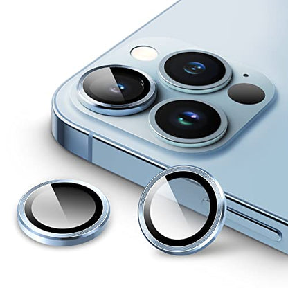 JETech Camera Lens Protector for iPhone 13 Pro Max/13 Pro, Sierra Blue - color: Sierra Blue