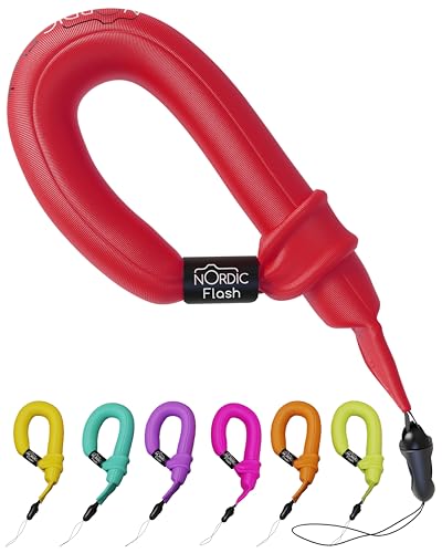 Waterproof Phone & Camera Float Wrist Strap for Underwater | Waterproof Float Strap Compatible with GoPro Hero 13, Insta360 X4, DJI Action 5 Pro, iPhone, OM System TG-7 & Kodak WPZ2 - color: Red Blaze