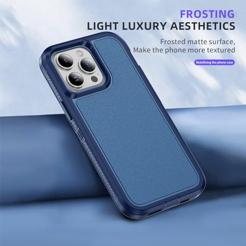 for iPhone 13 Pro Max Case, Shockproof Dustproof Drop Proof, Military-Grade Dual Guard Protection, Blue - color: Blue, size: iPhone 13 PRO MAX