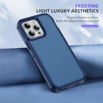 for iPhone 13 Pro Max Case, Shockproof Dustproof Drop Proof, Military-Grade Dual Guard Protection, Blue - color: Blue, size: iPhone 13 PRO MAX