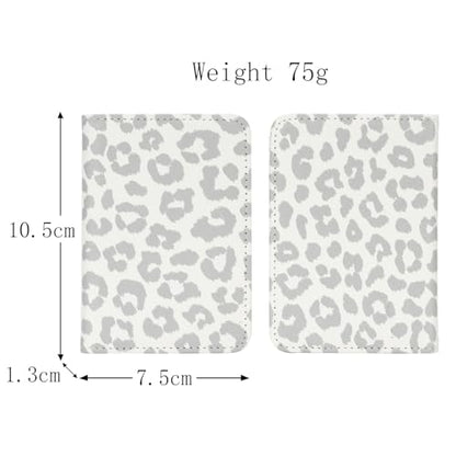 Lipvina For iPhone MagSafe Wallet with Kickstand - Magnetic Card Holder RFID Blocking Compatible with iPhone 17/16/15/14/13/12 Series Pro/Max/Plus (White Leopard) - color: White Leopard
