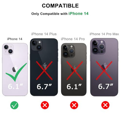 TENDLIN Magnetic Case Compatible with iPhone 14 Case Wood Grain with Carbon Fiber Texture Design Leather Hybrid Slim Cover (Compatible with MagSafe) Twill - color: Magnetic Twill, size: iPhone 14