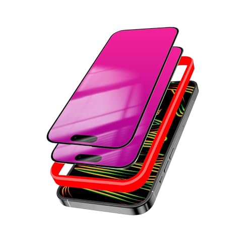 Privacy Screen Protector for iPhone 17 Pro 2 Pack (Pink) - color: for iPhone 17 Pro (Pink)
