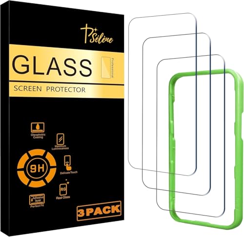 3 Pack Screen Protector for iPhone 14 Plus/iPhone 14 Pro Max [6.7 Inch] with Installation Frame, Tempered Glass, Sensor Protection, Dynamic Island Compatible, Case Friendly (iPhone 14 Plus/iPhone 14 Pro Max)