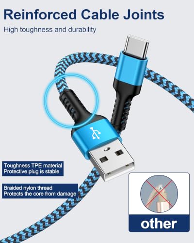 iPhone 17 17e 16 CarPlay Cable, 3FT/2Pack USB to USB C Apple Car Play Cord - size: 3FT