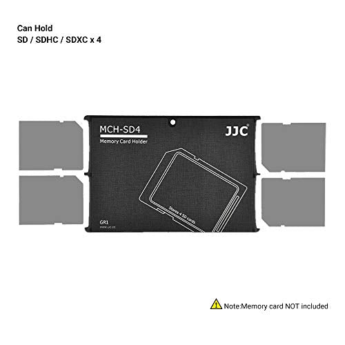 4 Slot SD Card Holder Case Storage Organizer, Slim Ultra-Thin SDHC SDXC Box - color: 4 SD Card Slots