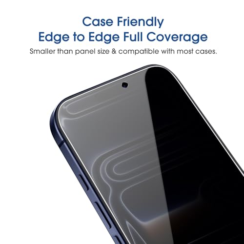 amFilm OneTouch for iPhone 17 Pro Max Privacy Screen Protector 6.9'' 2025 - size: 17P-6.9”
