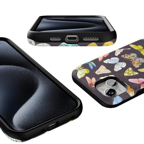 Casely iPhone 15 Plus Case | Midnight Monarch | Jenna Palek x Casely | Bold Protective Design | Compatible with MagSafe - color: Midnight Monarch | Jenna Palek x Casely