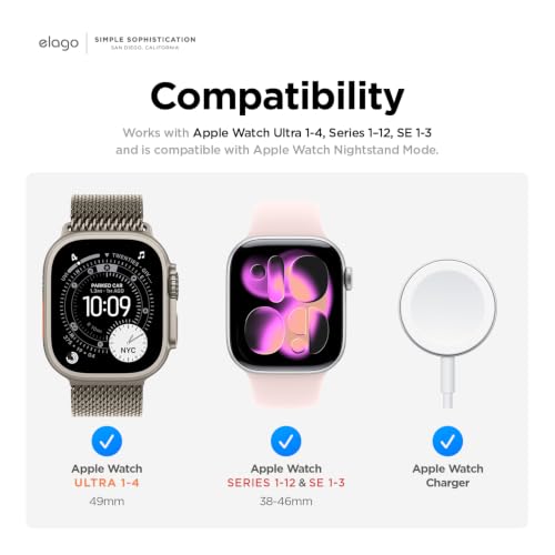 elago W2 Charger Stand for All Apple Watch Series - color: Jean Indigo