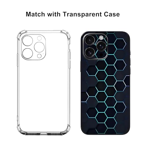 Skin Wrap Compatible with 13/14/15/16/17 Pro Max (Dark Blue, 15 Pro Max) - color: Dark Blue, size: 15 Pro Max
