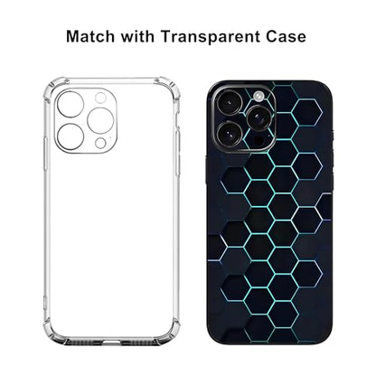 Skin Wrap Compatible with 13/14/15/16/17 Pro Max (Dark Blue, 15 Pro Max) - color: Dark Blue, size: 15 Pro Max