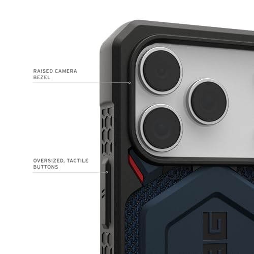 URBAN ARMOR GEAR UAG Designed for iPhone 17 Pro Case Monarch Pro - Compatible with MagSafe Military Grade Protective Cover, Kevlar Mallard - color: Monarch Pro - Kevlar Mallard