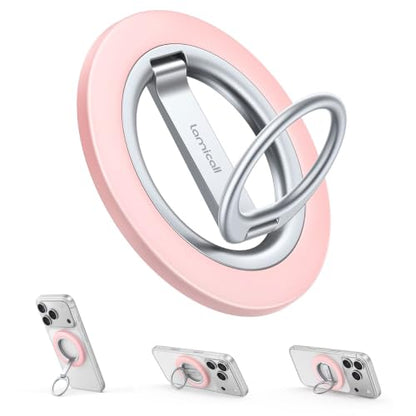 Lamicall for MagSafe Magnetic Phone Ring Grip, Super Magnet Pink Ring - color: Sakura Pink