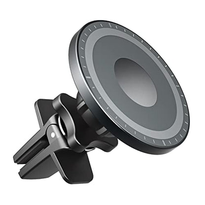 UIBI Magsafe Car Mount, Magnetic Car Phone Holder 【20 Strong Magnets】 with Clip 【360°】 Rotation Air Vent Cell Phone Mount Fit for Magsafe iPhone 16 15 14 13 12 Pro Max Mini MagSafe Case